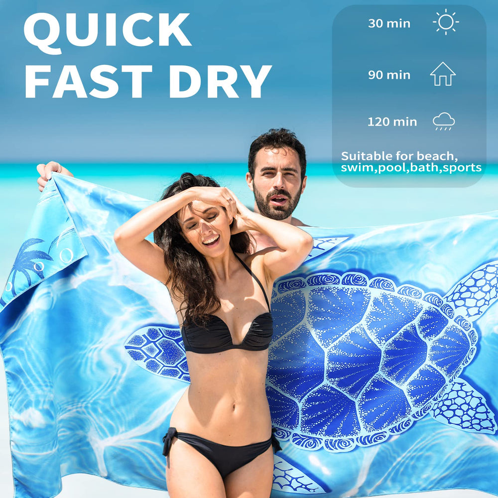 Gomust serviette sur plage en usage offrant confort et surface anti-sable