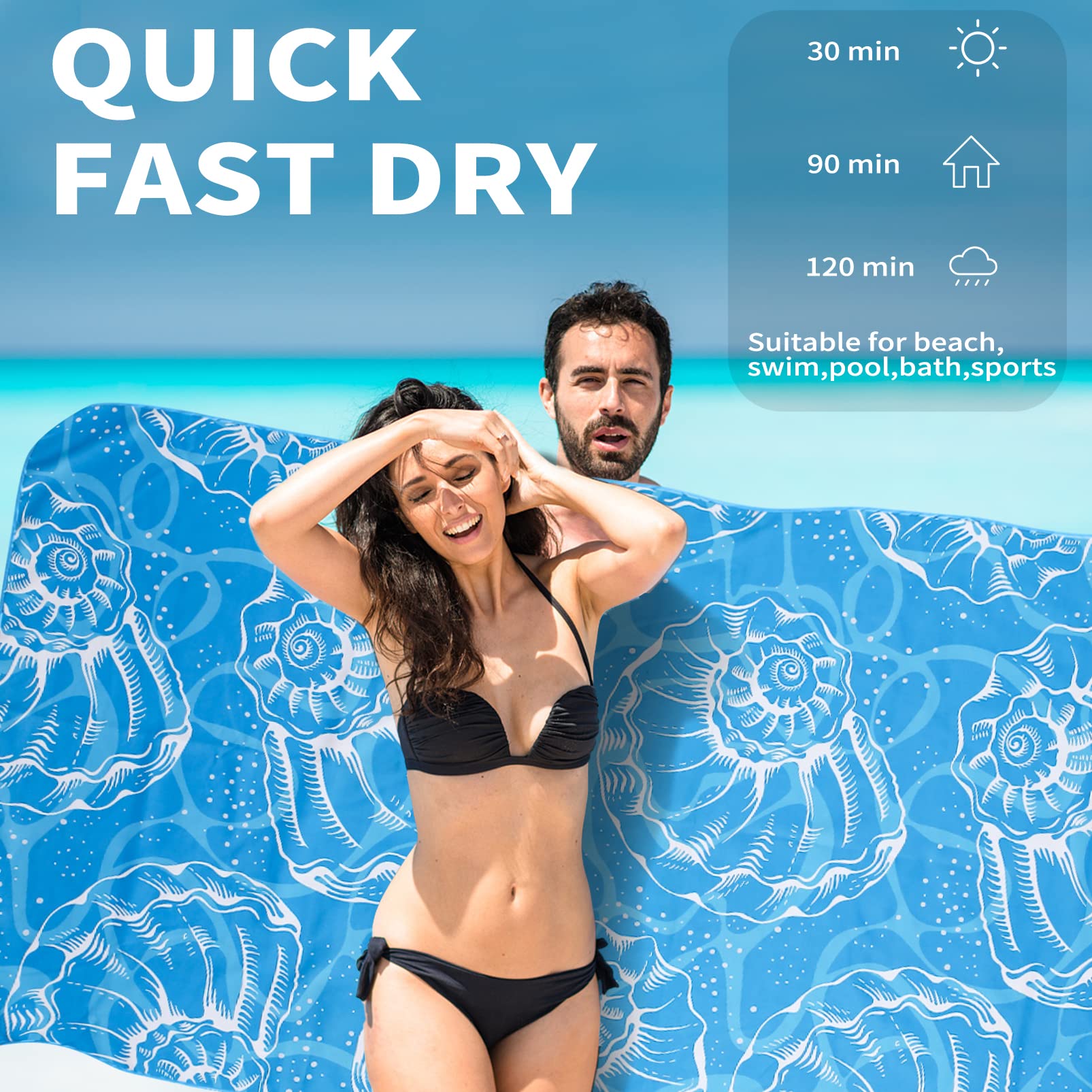 Gomust tissu microfibre gros plan, texture douce et absorption rapide