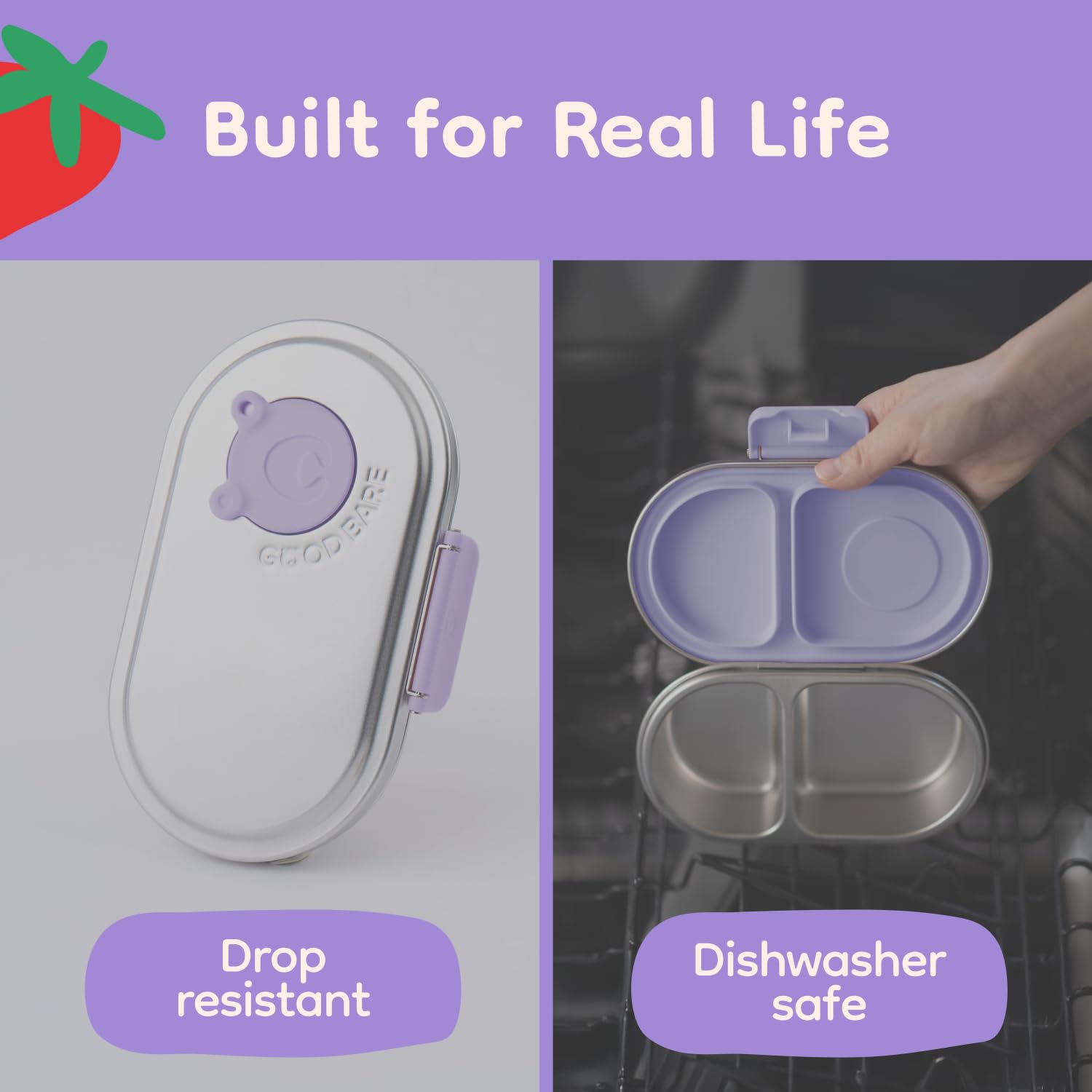 Good Bare comparaison d'échelle montrant capacité compacte 1¾ tasse