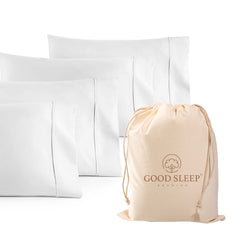 Good Sleep Bedding taie d'oreiller recto emballage, présentation soignée et protection