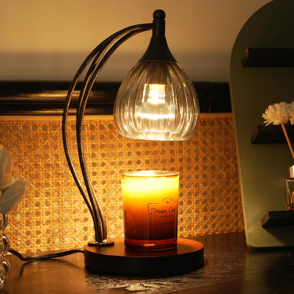 GOODBUY lampe chauffe-bougie en situation salon apportant atmosphère cosy
