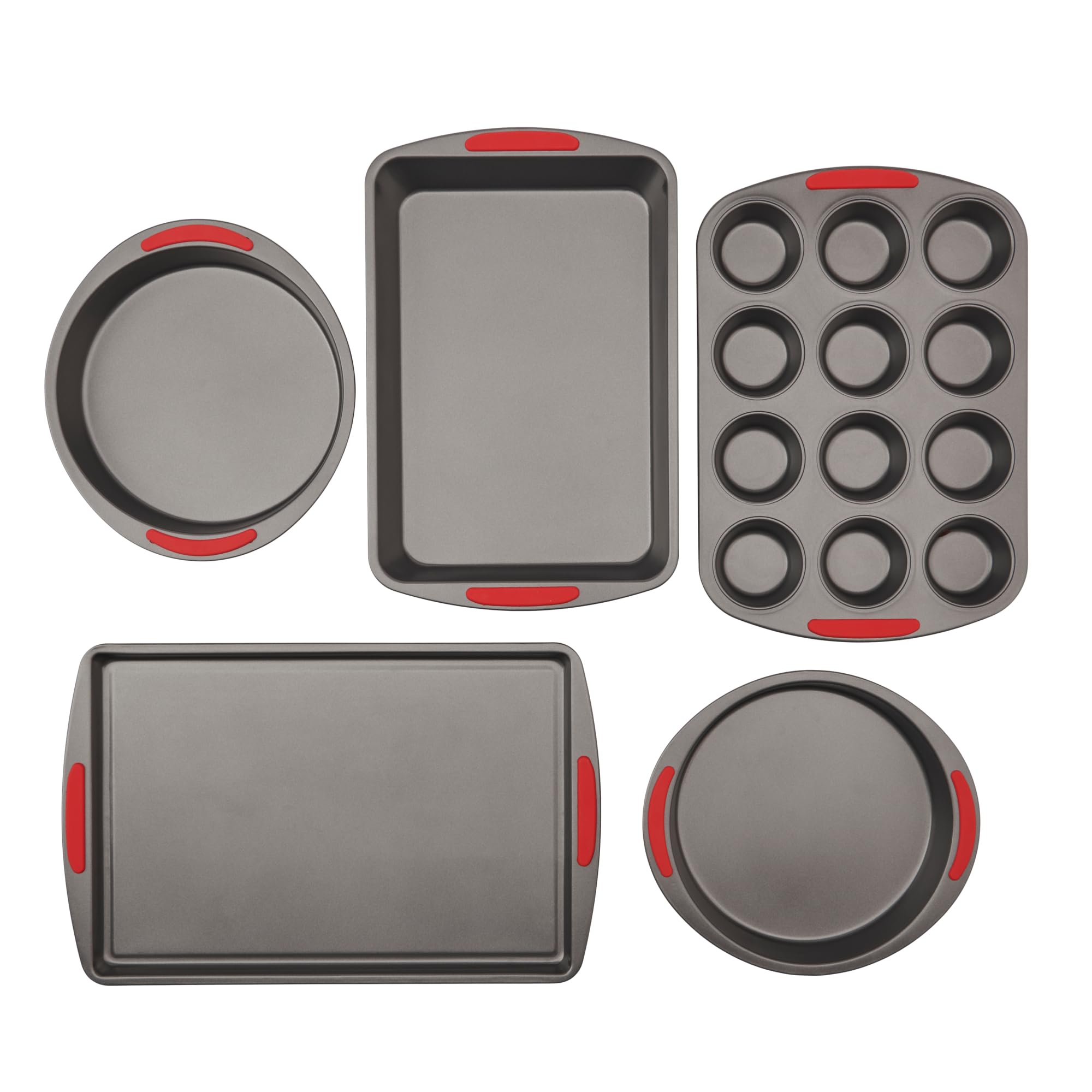 GoodCook ensemble face avant montrant les cinq pièces et organisation pratique