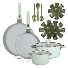 GoodCook vue d'ensemble sage green, rangement compact et esthétique