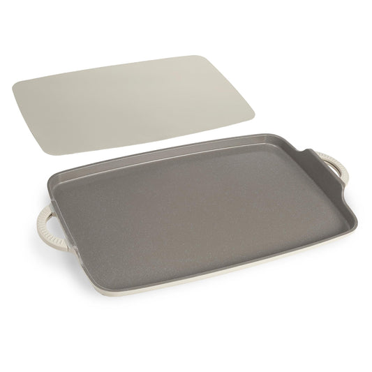 Goodful gros plan revêtement céramique montrant surface lisse pour cuisson sans huile