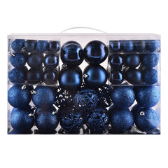 GOODLYGHTS vue du coffret de 100 boules bleu foncé montrant emballage pratique