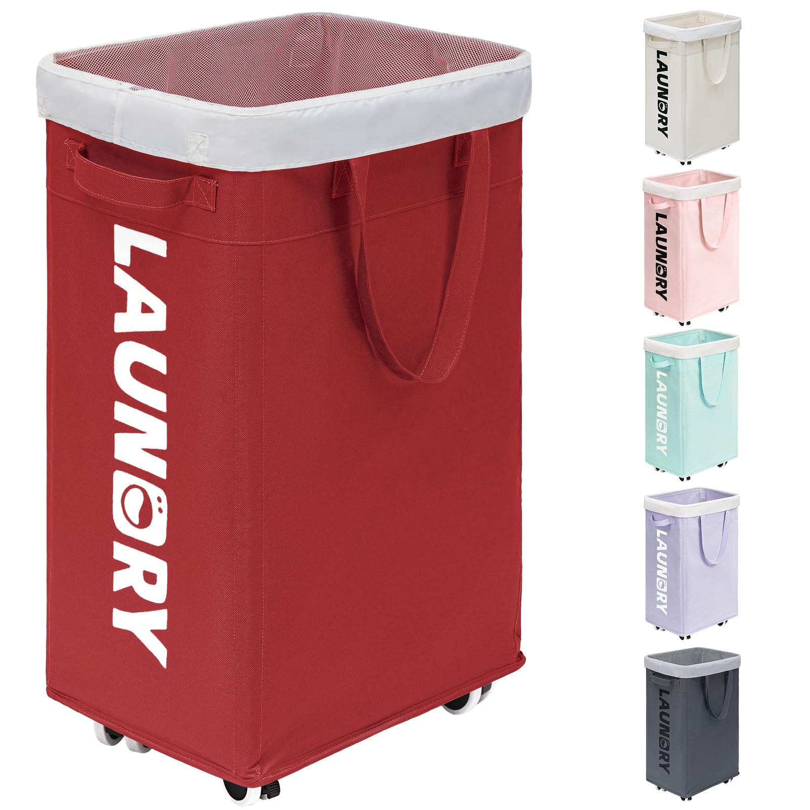 Goodpick vue frontale du panier pliable, stockage facile