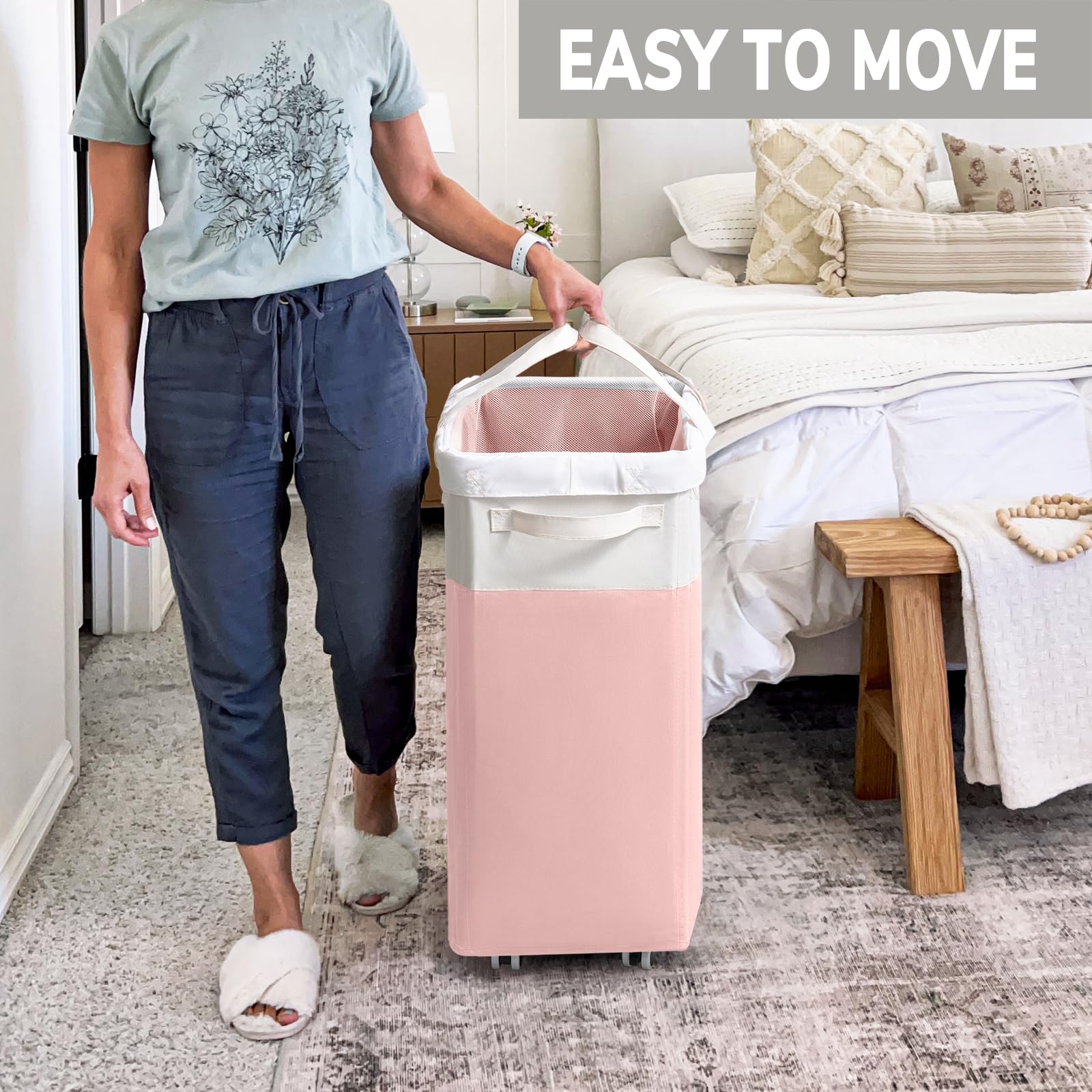 Goodpick panier rempli pour montrer la capacité 75L et échelle réelle