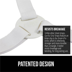 GORILLA GRIP attaches en usage sur le coin d'un lit garantissant drap sécurisé
