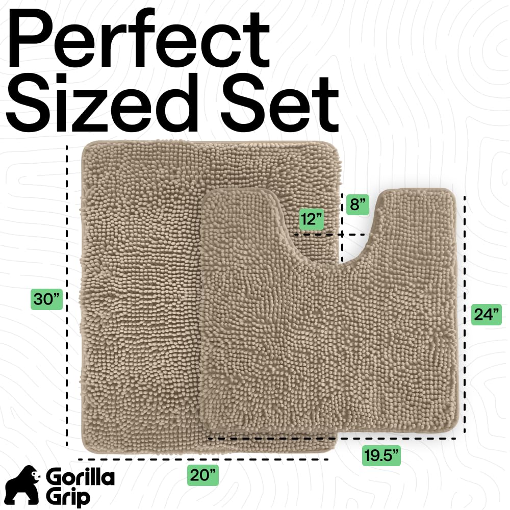 GORILLA GRIP comparaison de taille avec ruban pour ajustement précis