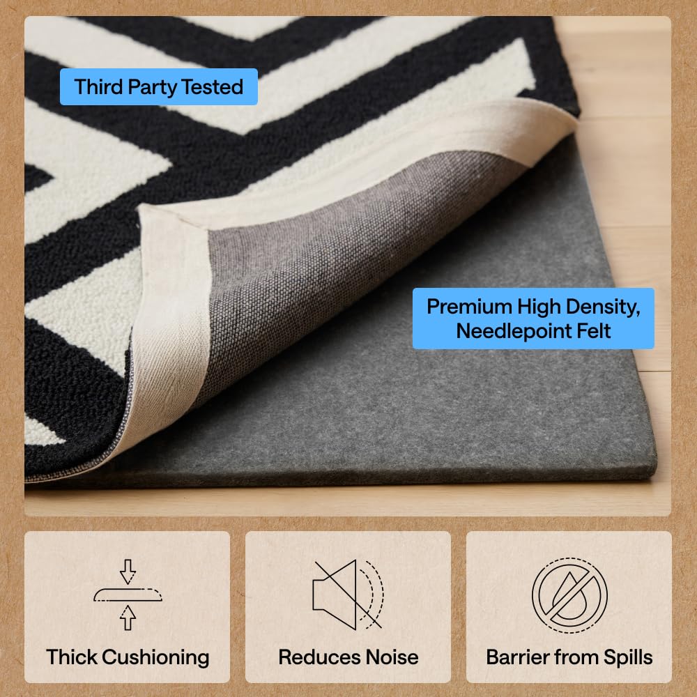 GORILLA GRIP détail de coupe facile pour ajuster à la forme du tapis