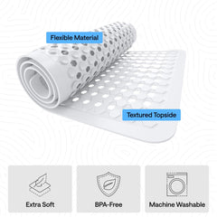 GORILLA GRIP trous de drainage proches facilitant écoulement et séchage rapide