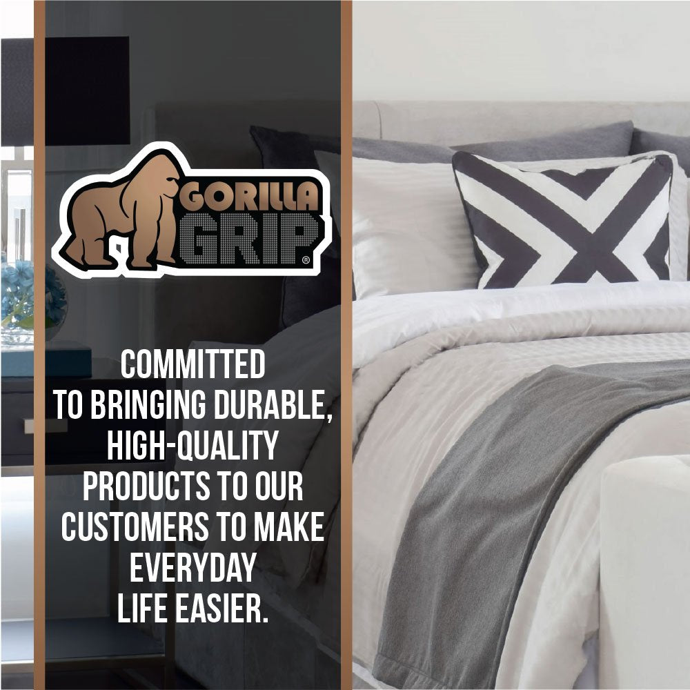GORILLA GRIP détail de l’étiquette et texture garantissant durabilité