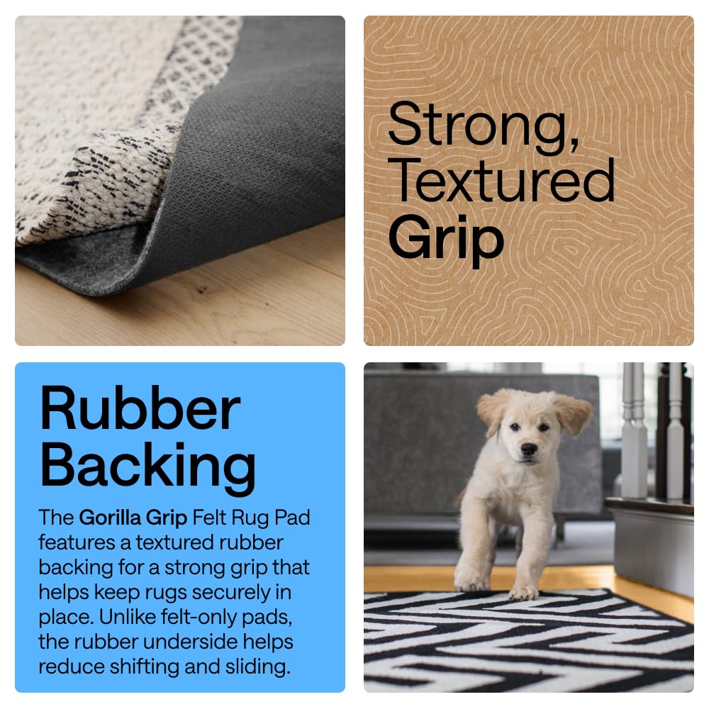 GORILLA GRIP gros plan feutre dense garantissant amorti et durabilité