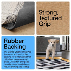 GORILLA GRIP gros plan feutre dense garantissant amorti et durabilité