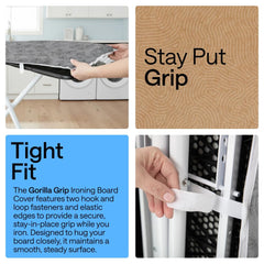 GORILLA GRIP gros plan du rembourrage épais offre protection et confort