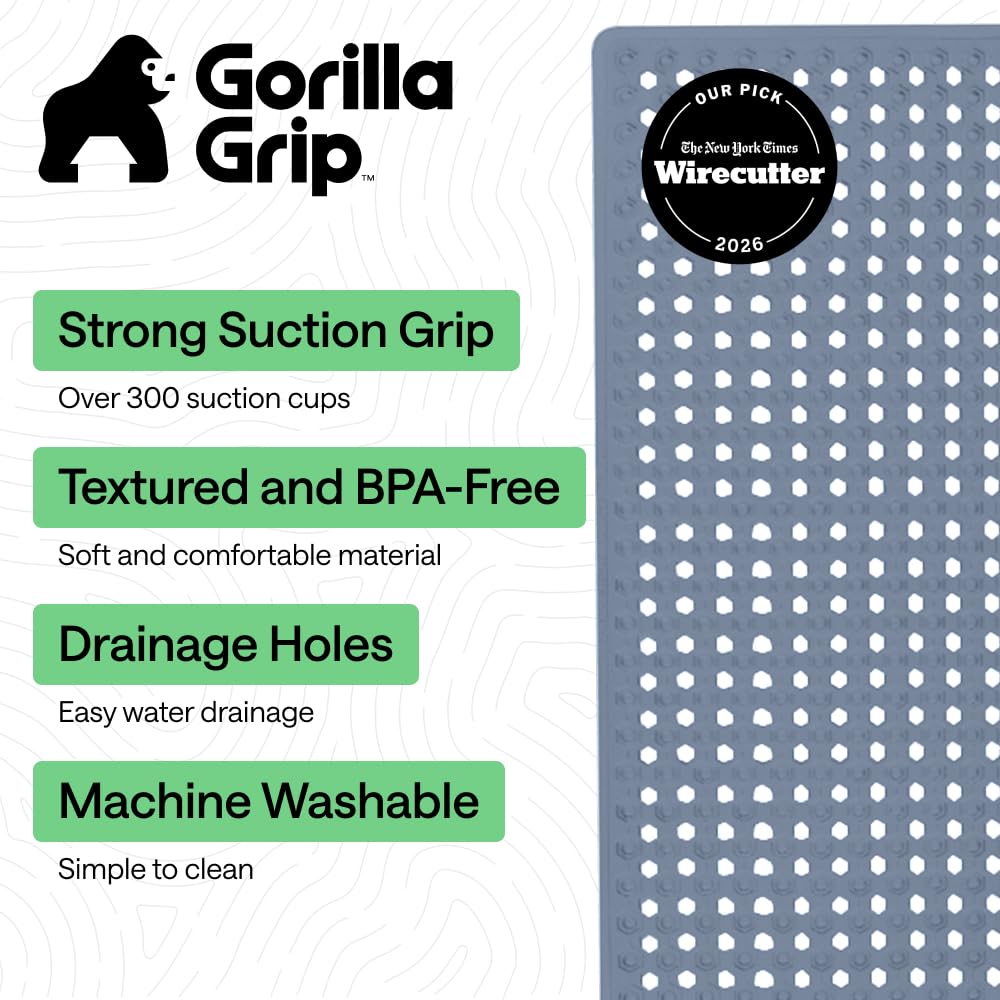 GORILLA GRIP gros plan de la surface pebble offrant confort et traction