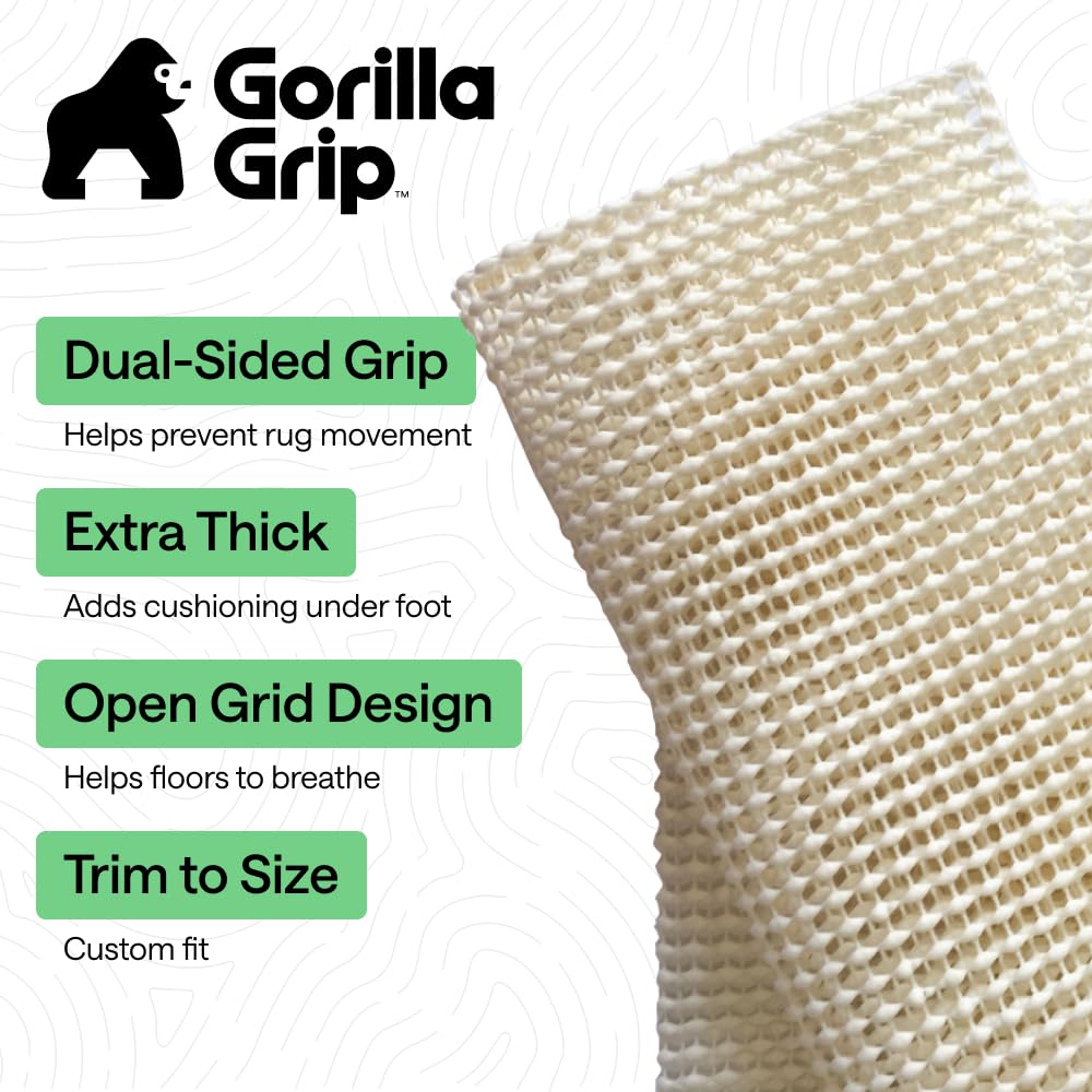 GORILLA GRIP gros plan de la maille offrant adhérence durable