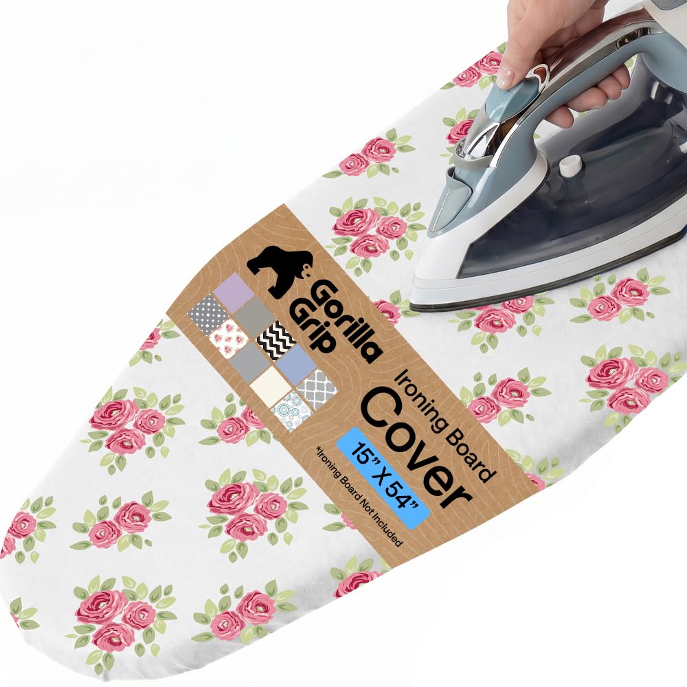 GORILLA GRIP housse face rose fleuri, esthétique et protection renforcée