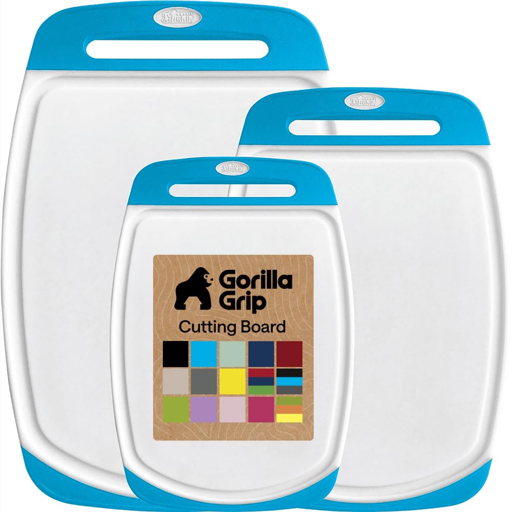 GORILLA GRIP planche face avant aqua montrant design durable et couleurs vives