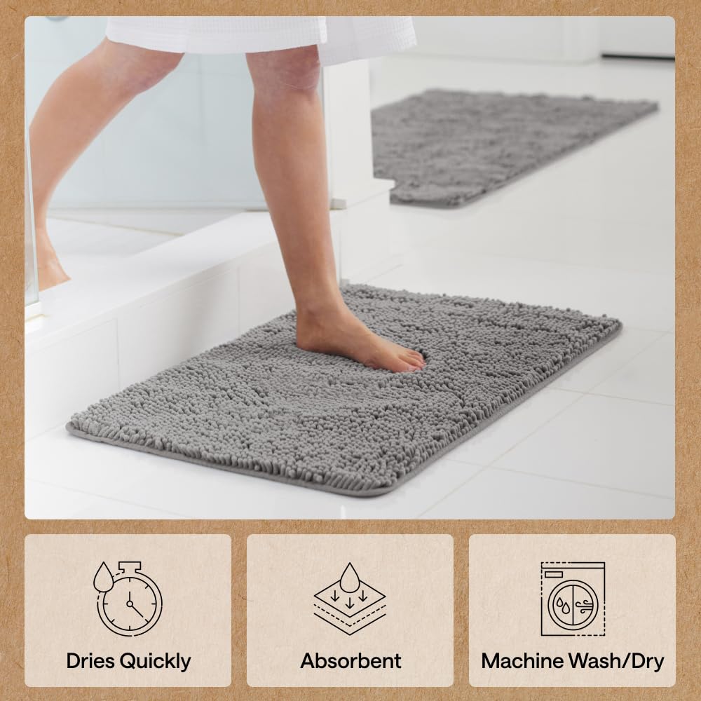 GORILLA GRIP tapis propre après lavage sèche vite sans déformation