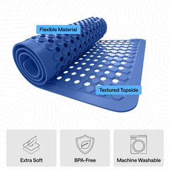 GORILLA GRIP trous de drainage alignés, évacuation rapide d'eau