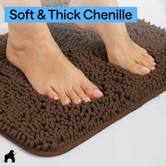 GORILLA GRIP tapis placé devant douche, empêche l'eau sur le sol