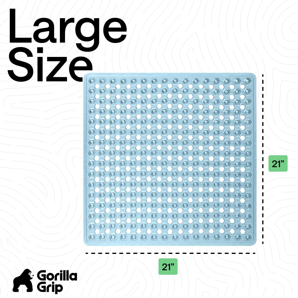 GORILLA GRIP tapis suspendu au bord de baignoire pour séchage rapide