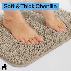 GORILLA GRIP tapis contour ajusté autour d’une base de toilette ovale
