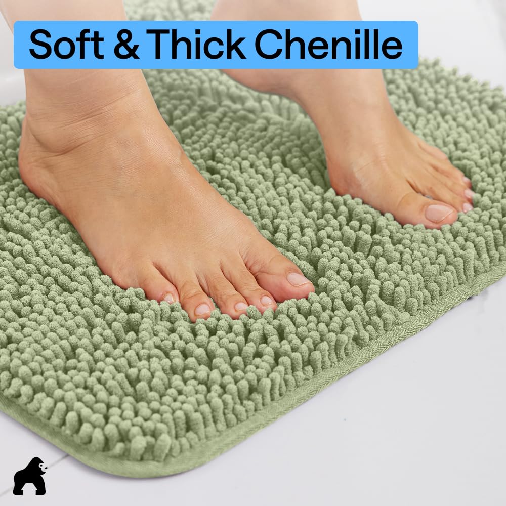 GORILLA GRIP tapis placé devant la douche pour sécurité et confort