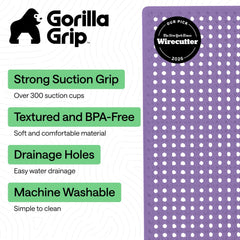 GORILLA GRIP vue dessous ventouses nombreuses assurant adhérence maximale