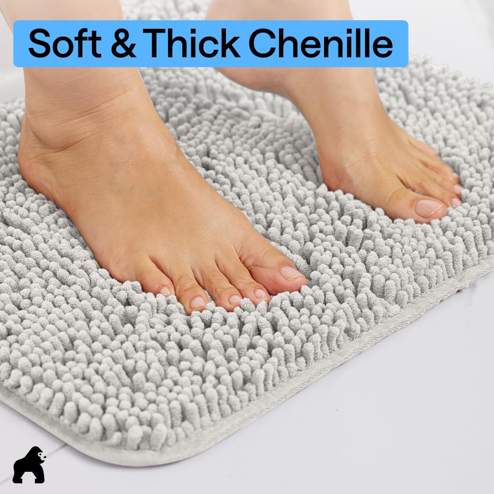 GORILLA GRIP tapis en usage près de la douche pour sols antidérapants