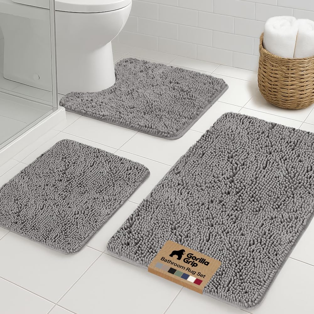 GORILLA GRIP vue avant de l'ensemble gris montrant couverture et formes