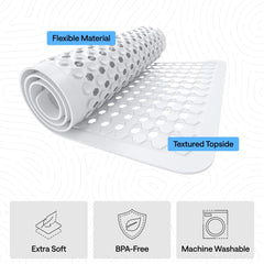 GORILLA GRIP texture galet hexagonale offrant confort pour les pieds