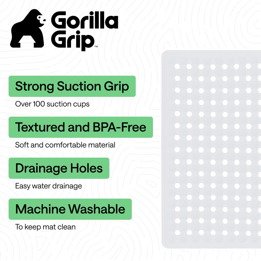 GORILLA GRIP gros plan ventouses illustrant fixation sûre au sol