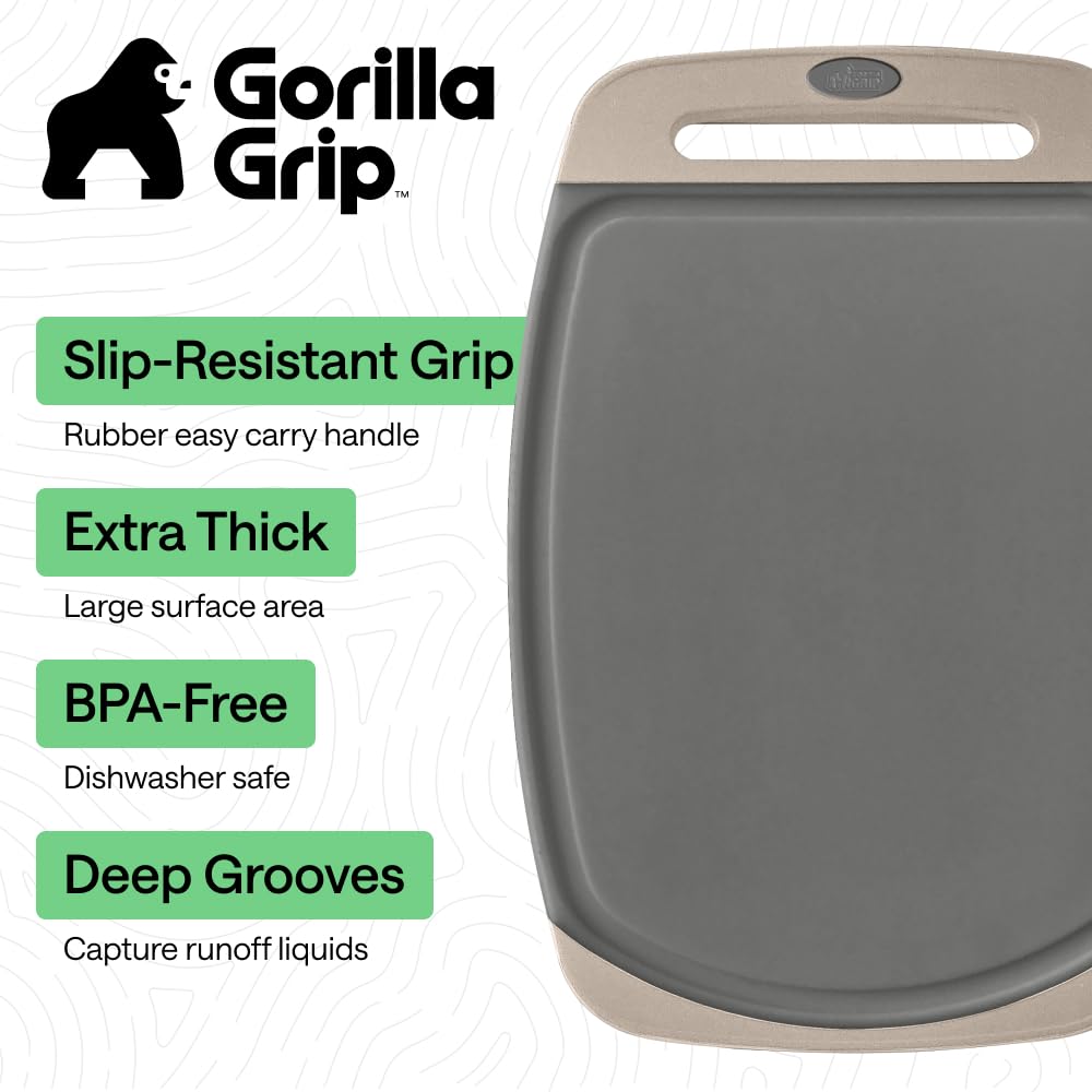 GORILLA GRIP zoom sur surface non poreuse montrant résistance aux taches