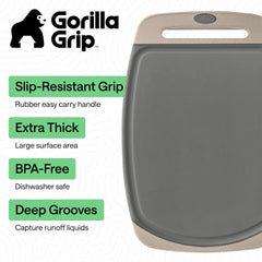 GORILLA GRIP zoom sur surface non poreuse montrant résistance aux taches
