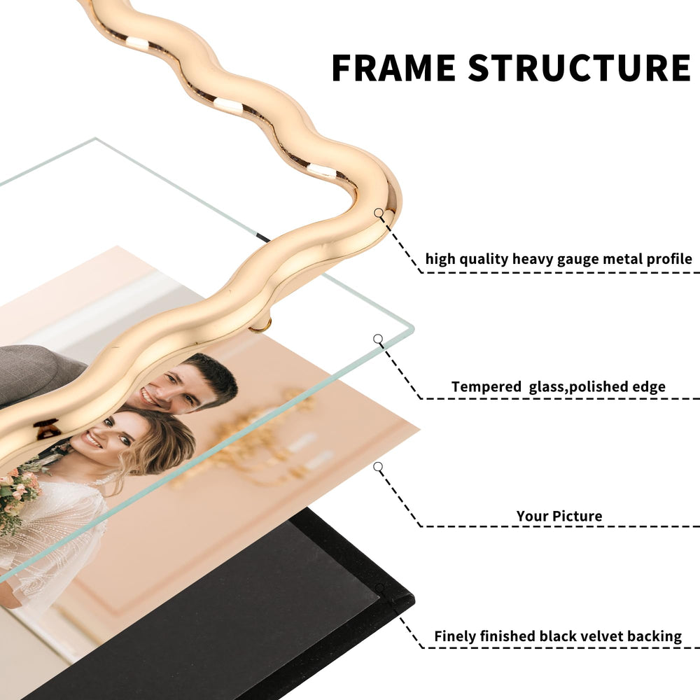 GorYeeFine cadre posé sur bureau apportant élégance à la surface