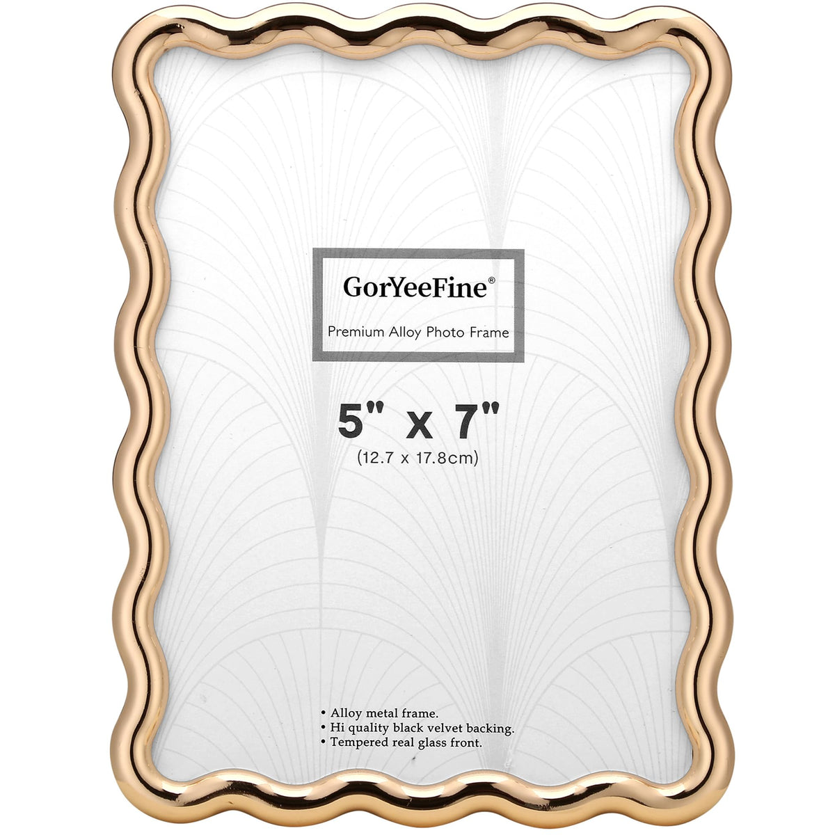 GorYeeFine cadre face 5x7 montrant élégance et protection