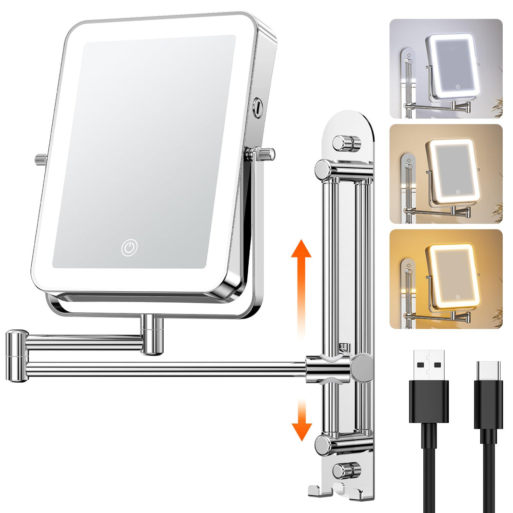 Gospire miroir face complète éclairage LED pour maquillage précis