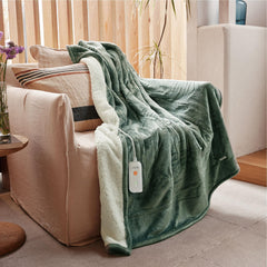 GOTCOZY couverture chauffante vue frontale montrant chaleur uniforme