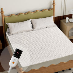 GOTCOZY surmatelas face avant montrant finition blanche et confort immédiat
