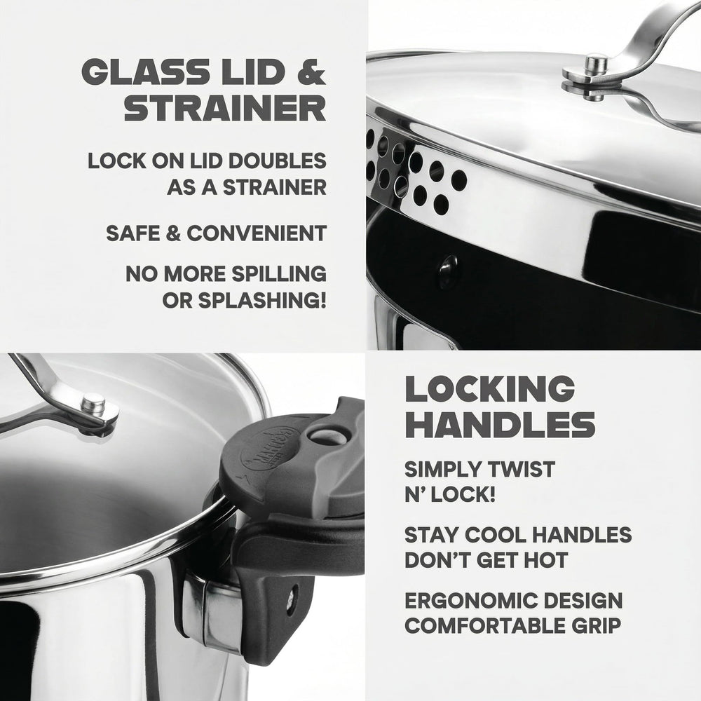 gotham steel faitout en cuisine pâtes prêtes à servir gain de temps