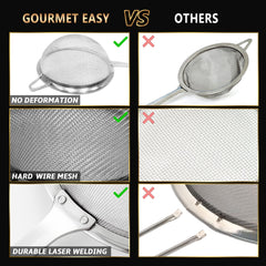 Gourmet Easy passoire pâtes en usage drainant sans éclaboussures