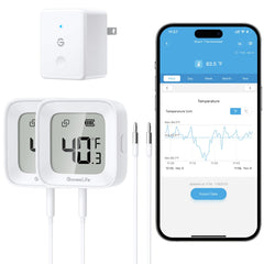 GoveeLife paquet produit montrant les deux capteurs et gateway pour installation facile