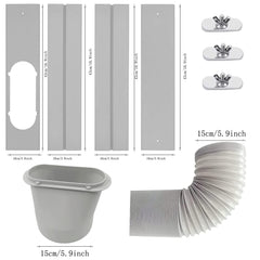 GOZFLVT gros plan du tuyau 5,9" montrant texture et flexibilité pour une bonne évacuation