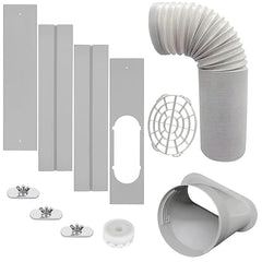 GOZFLVT vue face du kit complet montrant plaques tuyau et adaptateur pour installation rapide