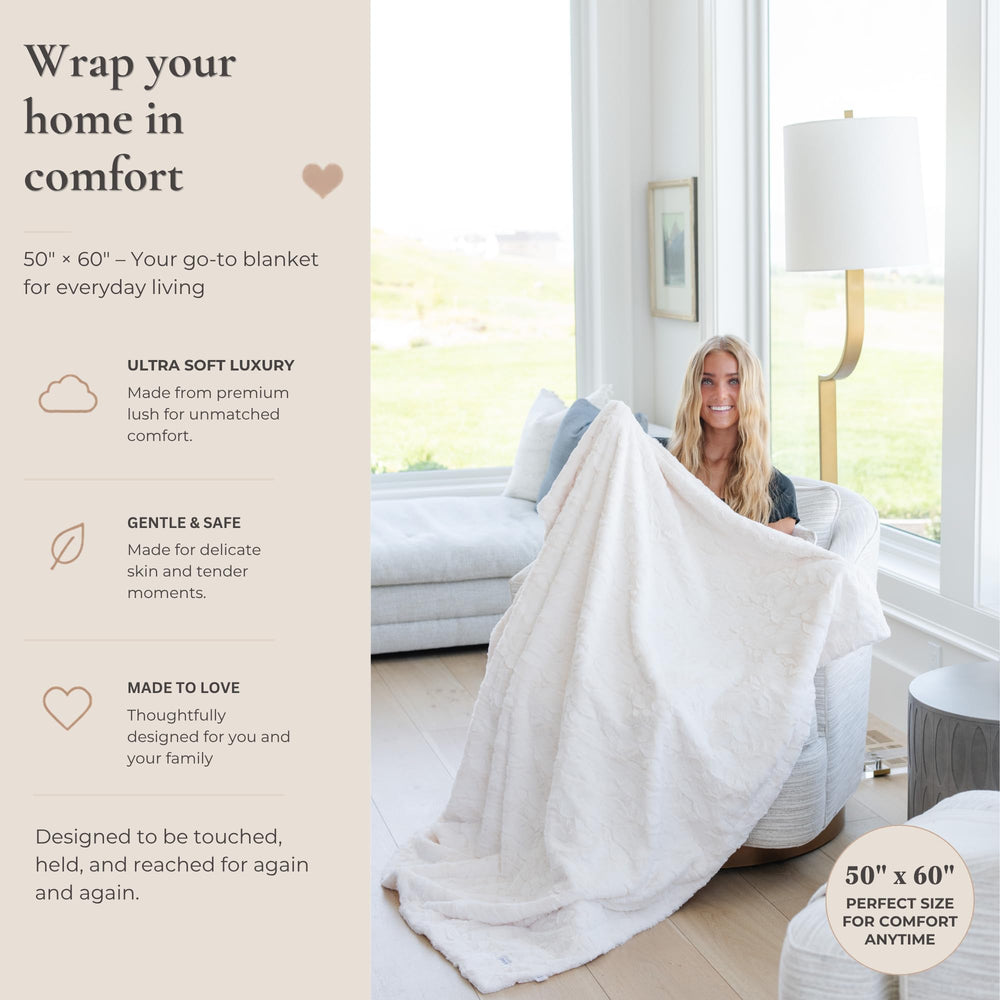 GRACED SOFT LUXURIES gros plan matière pelucheuse pour confort tactile
