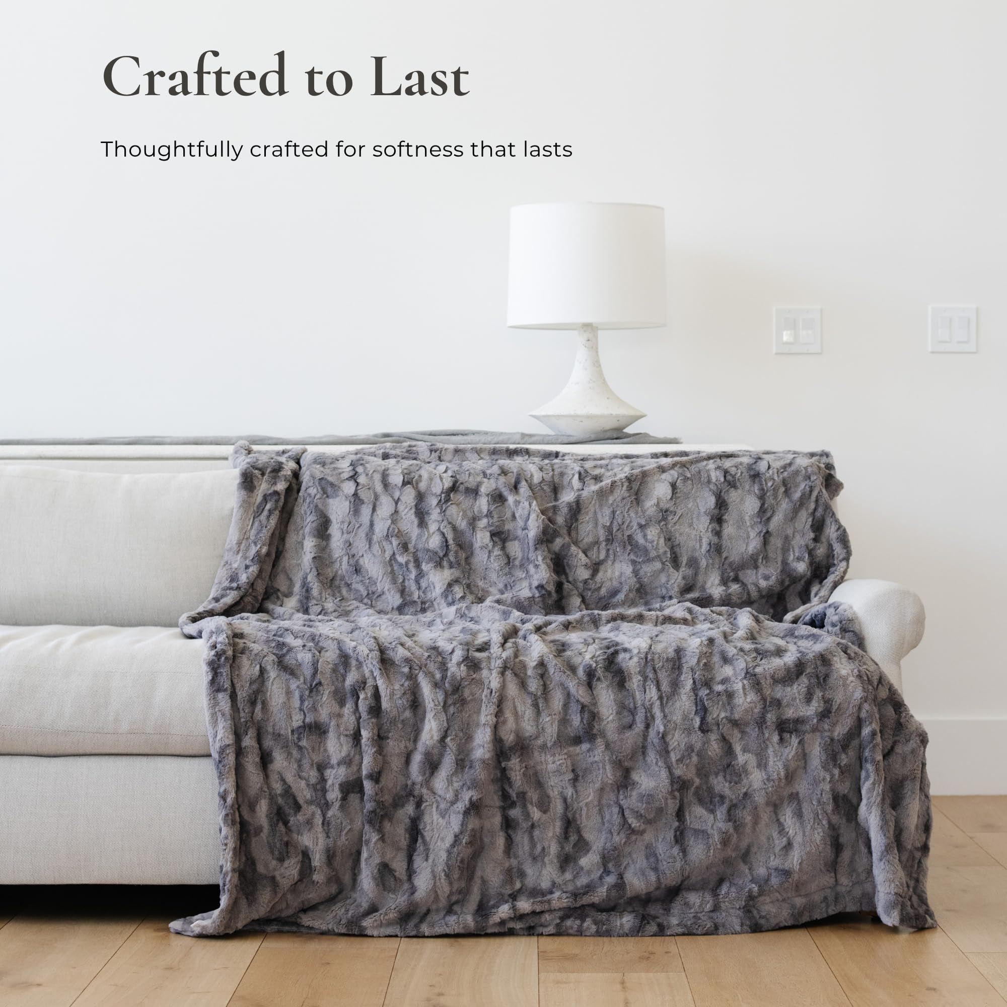 GRACED SOFT LUXURIES comparaison d'échelle 60x80 pour couverture généreuse