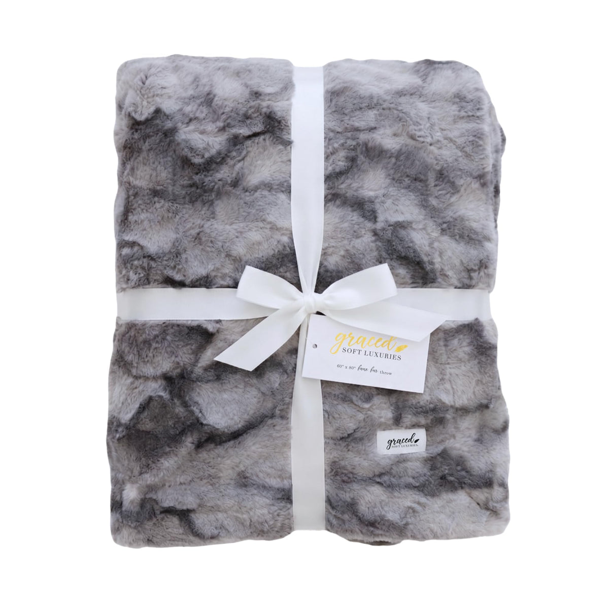 GRACED SOFT LUXURIES vue avant du plaid montrant luxe et confort