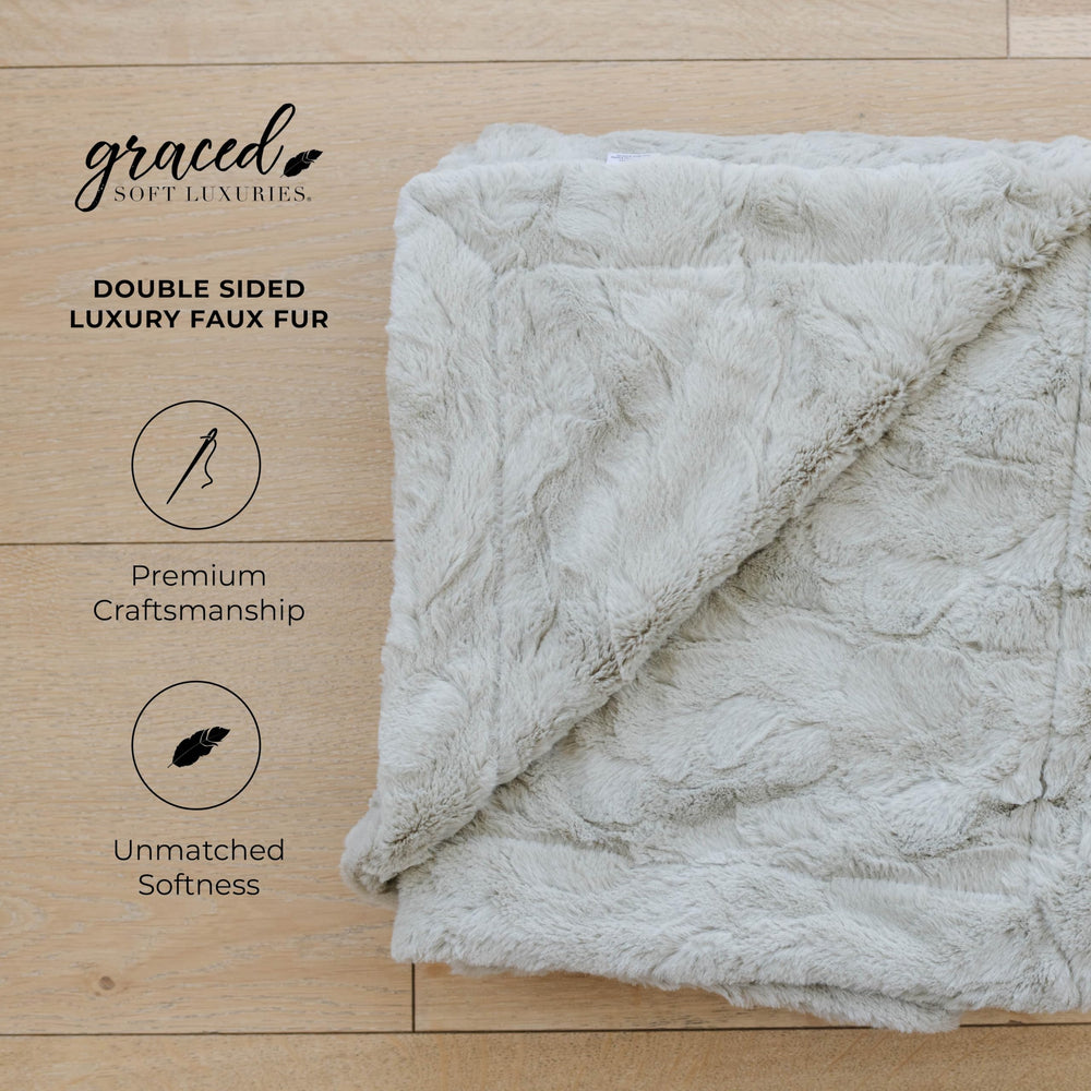 GRACED SOFT LUXURIES plaid sur lit offrant couverture généreuse